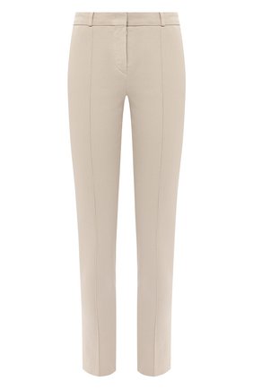 Женские хлопковые брюки LORO PIANA бежевого цвета по цене 58850 руб., арт. FAL3258 | Фото 1 Женские хлопковые брюки LORO PIANA бежевого цвета, арт. FAL3258 | Фото 1