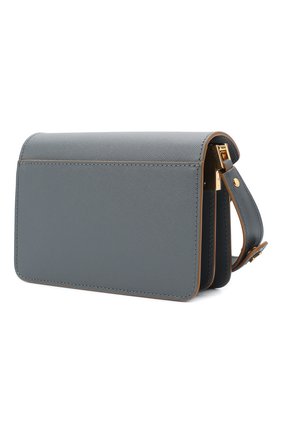 Женская сумка trunk mini MARNI серого цвета по цене 116000 руб., арт. SBMPS01U07/LV520 | Фото 3 Женская сумка trunk mini MARNI серого цвета, арт. SBMPS01U07/LV520 | Фото 3