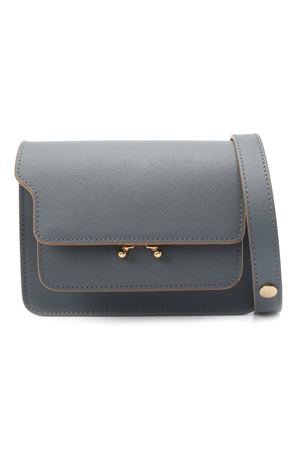 Женская сумка trunk mini MARNI серого цвета по цене 116000 руб., арт. SBMPS01U07/LV520 | Фото 6 Женская сумка trunk mini MARNI серого цвета, арт. SBMPS01U07/LV520 | Фото 6