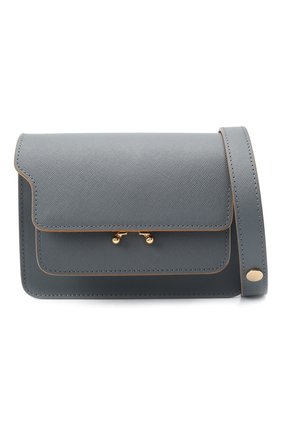 Женская сумка trunk mini MARNI серого цвета по цене 116000 руб., арт. SBMPS01U07/LV520 | Фото 6 Женская сумка trunk mini MARNI серого цвета, арт. SBMPS01U07/LV520 | Фото 6