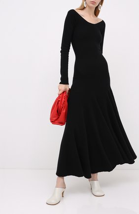 Женское шерстяное платье MARNI черного цвета по цене 96000 руб., арт. ABMD0055A3/FH512 | Фото 2 Женское шерстяное платье MARNI черного цвета, арт. ABMD0055A3/FH512 | Фото 2