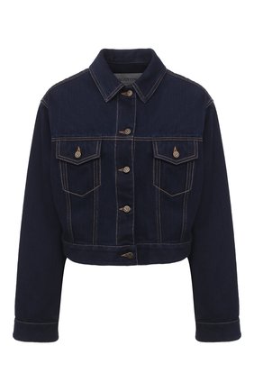 Женская джинсовая куртка VALENTINO темно-синего цвета по цене 94650 руб., арт. UB3DC01U5K8 | Фото 1 Женская джинсовая куртка VALENTINO темно-синего цвета, арт. UB3DC01U5K8 | Фото 1