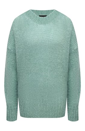 Женская шерстяной свитер ISABEL MARANT зеленого цвета по цене 49950 руб., арт. PU1386-20A041I/ESTELLE | Фото 1 Женская шерстяной свитер ISABEL MARANT зеленого цвета, арт. PU1386-20A041I/ESTELLE | Фото 1