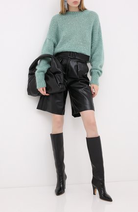 Женская шерстяной свитер ISABEL MARANT зеленого цвета по цене 49950 руб., арт. PU1386-20A041I/ESTELLE | Фото 2 Женская шерстяной свитер ISABEL MARANT зеленого цвета, арт. PU1386-20A041I/ESTELLE | Фото 2