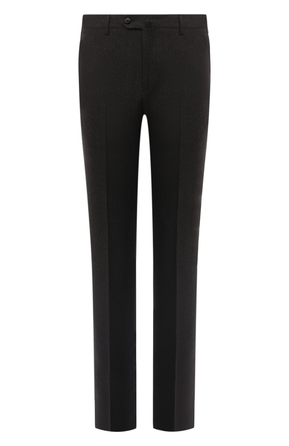 Мужские шерстяные брюки LORO PIANA коричневого цвета, арт. FAL3004 | Фото 1 (Материал внешний: Шерсть; Длина (брюки, джинсы): Стандартные; Региональные ограничения белый список (Axapta Mercury): RU; Материал подклада: Синтетический материал; Случай: Формальный)