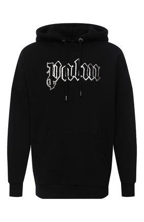 Мужской хлопковое худи PALM ANGELS черного цвета по цене 43950 руб., арт. PMBB036E20FLE0031078 | Фото 1 Мужской хлопковое худи PALM ANGELS черного цвета, арт. PMBB036E20FLE0031078 | Фото 1