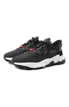 Мужские кроссовки ozweego tr ADIDAS ORIGINALS черного цвета по цене 8740 руб., арт. EG8323 | Фото 1 Мужские кроссовки ozweego tr ADIDAS ORIGINALS черного цвета, арт. EG8323 | Фото 1