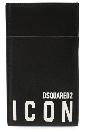 Мужского кожаный чехол для iphone DSQUARED2 черно-белого цвета по цене 14600 руб., арт. P0M0012 12903205 | Фото 1 Мужского кожаный чехол для iphone DSQUARED2 черно-белого цвета, арт. P0M0012 12903205 | Фото 1
