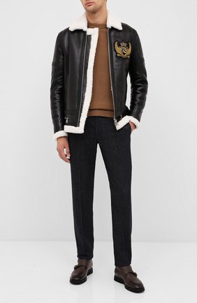 Мужские кожаные ботинки TOM FORD коричневого цвета по цене 106000 руб., арт. J1246L-LCL093 | Фото 2 Мужские кожаные ботинки TOM FORD коричневого цвета, арт. J1246L-LCL093 | Фото 2