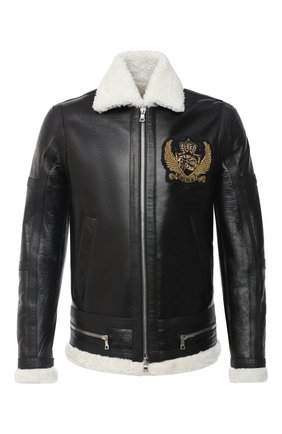 Мужская дубленка BALMAIN черно-белого цвета по цене 348000 руб., арт. UH18045/Z302 | Фото 1 Мужская дубленка BALMAIN черно-белого цвета, арт. UH18045/Z302 | Фото 1