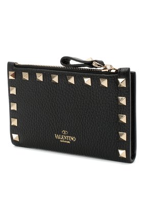 Женские кожаное портмоне valentino garavani VALENTINO черного цвета по цене 25400 руб., арт. UW2P0605/VSH | Фото 2 Женские кожаное портмоне valentino garavani VALENTINO черного цвета, арт. UW2P0605/VSH | Фото 2