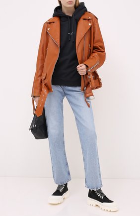 Женские текстильные ботинки lug sole PROENZA SCHOULER черного цвета по цене 45600 руб., арт. PS32051A/09226 | Фото 2 Женские текстильные ботинки lug sole PROENZA SCHOULER черного цвета, арт. PS32051A/09226 | Фото 2