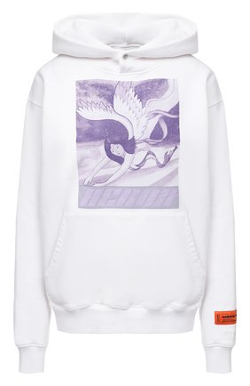 Женская хлопковое худи HERON PRESTON белого цвета по цене 37350 руб., арт. HWBB015E20JER0010136 | Фото 1 Женская хлопковое худи HERON PRESTON белого цвета, арт. HWBB015E20JER0010136 | Фото 1