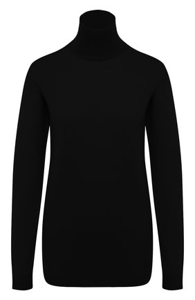 Женская водолазка из кашемира и шелка VALENTINO черного цвета по цене 78850 руб., арт. UB3KC17A5S7 | Фото 1 Женская водолазка из кашемира и шелка VALENTINO черного цвета, арт. UB3KC17A5S7 | Фото 1
