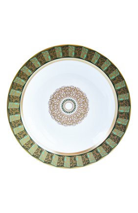 Глубокое блюдо eventail vert BERNARDAUD зеленого цвета по цене 0 руб., арт. 1848/21467 | Фото 1 Глубокое блюдо eventail vert BERNARDAUD зеленого цвета, арт. 1848/21467 | Фото 1 (Интерьер_коллекция: Eventail Vert; Ограничения доставки: fragile-2)