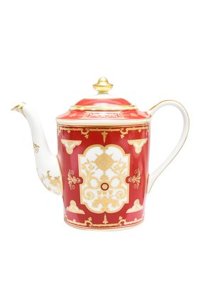 Кофейник aux rois rouge BERNARDAUD красного цвета по цене 114000 руб., арт. G653/34 | Фото 1 Кофейник aux rois rouge BERNARDAUD красного цвета, арт. G653/34 | Фото 1