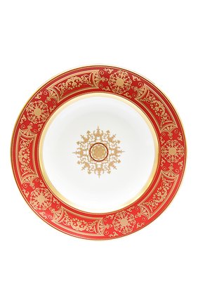 Суповая тарелка aux rois rouge BERNARDAUD красного цвета по цене 26500 руб., арт. G653/23 | Фото 1 Суповая тарелка aux rois rouge BERNARDAUD красного цвета, арт. G653/23 | Фото 1