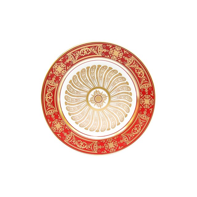 фото Салатная тарелка aux rois rouge bernardaud