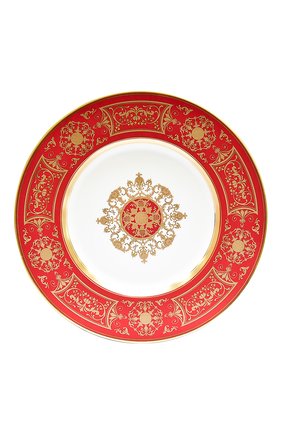 Сервировочная тарелка aux rois rouge BERNARDAUD красного цвета по цене 63150 руб., арт. G653/6189 | Фото 1 Сервировочная тарелка aux rois rouge BERNARDAUD красного цвета, арт. G653/6189 | Фото 1