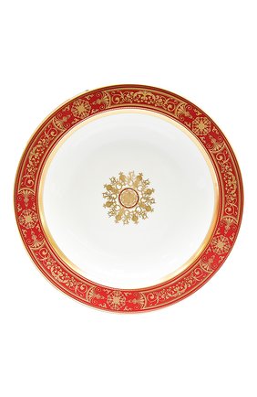 Глубокое блюдо aux rois rouge BERNARDAUD красного цвета по цене 86050 руб., арт. G653/115 | Фото 1 Глубокое блюдо aux rois rouge BERNARDAUD красного цвета, арт. G653/115 | Фото 1