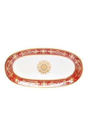 Блюдо для солений aux rois rouge BERNARDAUD красного цвета по цене 48900 руб., арт. G653/125 | Фото 1 Блюдо для солений aux rois rouge BERNARDAUD красного цвета, арт. G653/125 | Фото 1