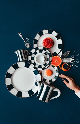Мужского обеденная тарелка galerie royal bleu nuit BERNARDAUD темно-синего цвета по цене 5660 руб., арт. 1856/13 | Фото 3 Мужского обеденная тарелка galerie royal bleu nuit BERNARDAUD темно-синего цвета, арт. 1856/13 | Фото 3