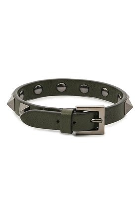 Мужской кожаный браслет valentino garavani VALENTINO хаки цвета по цене 14550 руб., арт. UY2J0801/VH3 | Фото 2 Мужской кожаный браслет valentino garavani VALENTINO хаки цвета, арт. UY2J0801/VH3 | Фото 2