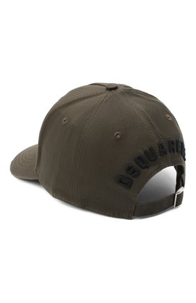 Мужской хлопковая бейсболка icon DSQUARED2 хаки цвета по цене 10300 руб., арт. BCM4001 05C00001 | Фото 2 Мужской хлопковая бейсболка icon DSQUARED2 хаки цвета, арт. BCM4001 05C00001 | Фото 2