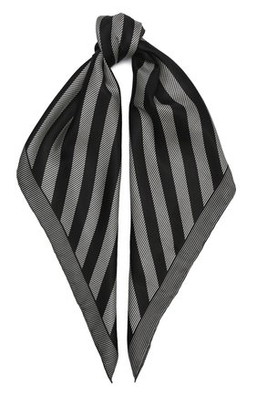 Женский шелковый платок GIORGIO ARMANI черно-белого цвета по цене 28300 руб., арт. 795314/0A150 | Фото 1 Женский шелковый платок GIORGIO ARMANI черно-белого цвета, арт. 795314/0A150 | Фото 1