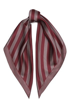 Женский шелковый платок GIORGIO ARMANI бордового цвета по цене 28300 руб., арт. 795314/0A150 | Фото 1 Женский шелковый платок GIORGIO ARMANI бордового цвета, арт. 795314/0A150 | Фото 1