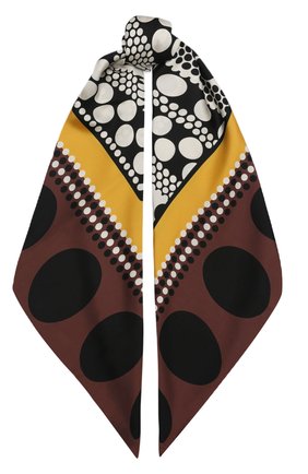 Женский шелковый платок valentino garavani VALENTINO черного цвета по цене 39950 руб., арт. UW2EB104/EES | Фото 1 Женский шелковый платок valentino garavani VALENTINO черного цвета, арт. UW2EB104/EES | Фото 1