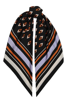 Женский шелковая шаль valentino garavani VALENTINO черного цвета по цене 39950 руб., арт. UW2EB104/FHJ | Фото 1 Женский шелковая шаль valentino garavani VALENTINO черного цвета, арт. UW2EB104/FHJ | Фото 1