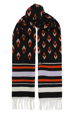 Мужские шарф из шерсти и кашемира valentino garavani VALENTINO черного цвета по цене 28800 руб., арт. UW2ET028/NXM | Фото 1 Мужские шарф из шерсти и кашемира valentino garavani VALENTINO черного цвета, арт. UW2ET028/NXM | Фото 1