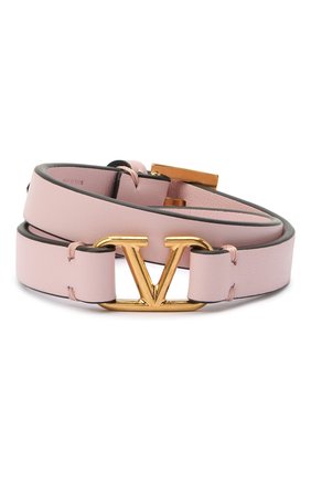 Женская браслет valentino garavani vlogo VALENTINO светло-розового цвета по цене 16800 руб., арт. UW2J0C31/ZXL | Фото 1 Женская браслет valentino garavani vlogo VALENTINO светло-розового цвета, арт. UW2J0C31/ZXL | Фото 1