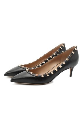 Женская кожаные туфли valentino garavani rockstud VALENTINO черного цвета по цене 52700 руб., арт. UW2S0V22/VCE | Фото 1 Женская кожаные туфли valentino garavani rockstud VALENTINO черного цвета, арт. UW2S0V22/VCE | Фото 1