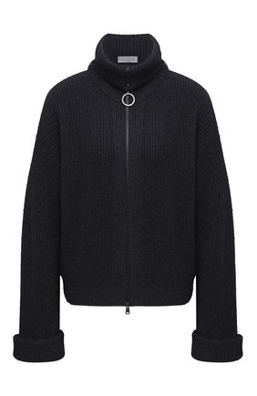 Женский кашемировый кардиган BRUNELLO CUCINELLI черного цвета по цене 235000 руб., арт. M12711006 | Фото 1 Женский кашемировый кардиган BRUNELLO CUCINELLI черного цвета, арт. M12711006 | Фото 1