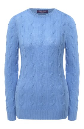 Женская кашемировый пуловер RALPH LAUREN голубого цвета по цене 61600 руб., арт. 290615209 | Фото 1 Женская кашемировый пуловер RALPH LAUREN голубого цвета, арт. 290615209 | Фото 1