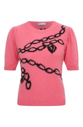 Женская шерстяной пуловер REDVALENTINO фуксия цвета по цене 37150 руб., арт. UR3KC00Y/58L | Фото 1 Женская шерстяной пуловер REDVALENTINO фуксия цвета, арт. UR3KC00Y/58L | Фото 1