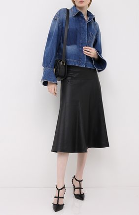 Женская кожаные туфли valentino garavani rockstud VALENTINO черного цвета по цене 69500 руб., арт. UW2S0393/VB8 | Фото 2 Женская кожаные туфли valentino garavani rockstud VALENTINO черного цвета, арт. UW2S0393/VB8 | Фото 2