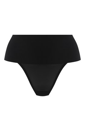 Женские трусы-стринги с завышенной талией SPANX черного цвета по цене 2995 руб., арт. SP0115 | Фото 1 Женские трусы-стринги с завышенной талией SPANX черного цвета, арт. SP0115 | Фото 1