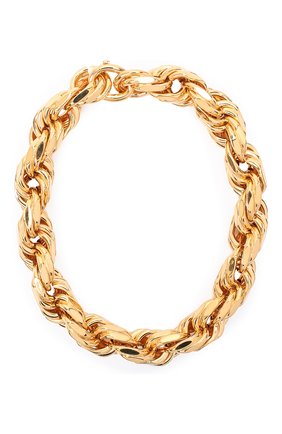 Женское колье BOTTEGA VENETA золотого цвета по цене 260500 руб., арт. 617430/VAHU0 | Фото 1 Женское колье BOTTEGA VENETA золотого цвета, арт. 617430/VAHU0 | Фото 1