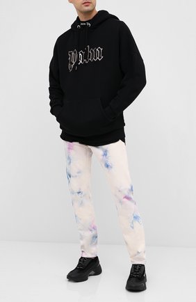 Мужские джинсы PALM ANGELS разноцветного цвета по цене 57100 руб., арт. PMYA012E20DEN0050184 | Фото 2 Мужские джинсы PALM ANGELS разноцветного цвета, арт. PMYA012E20DEN0050184 | Фото 2