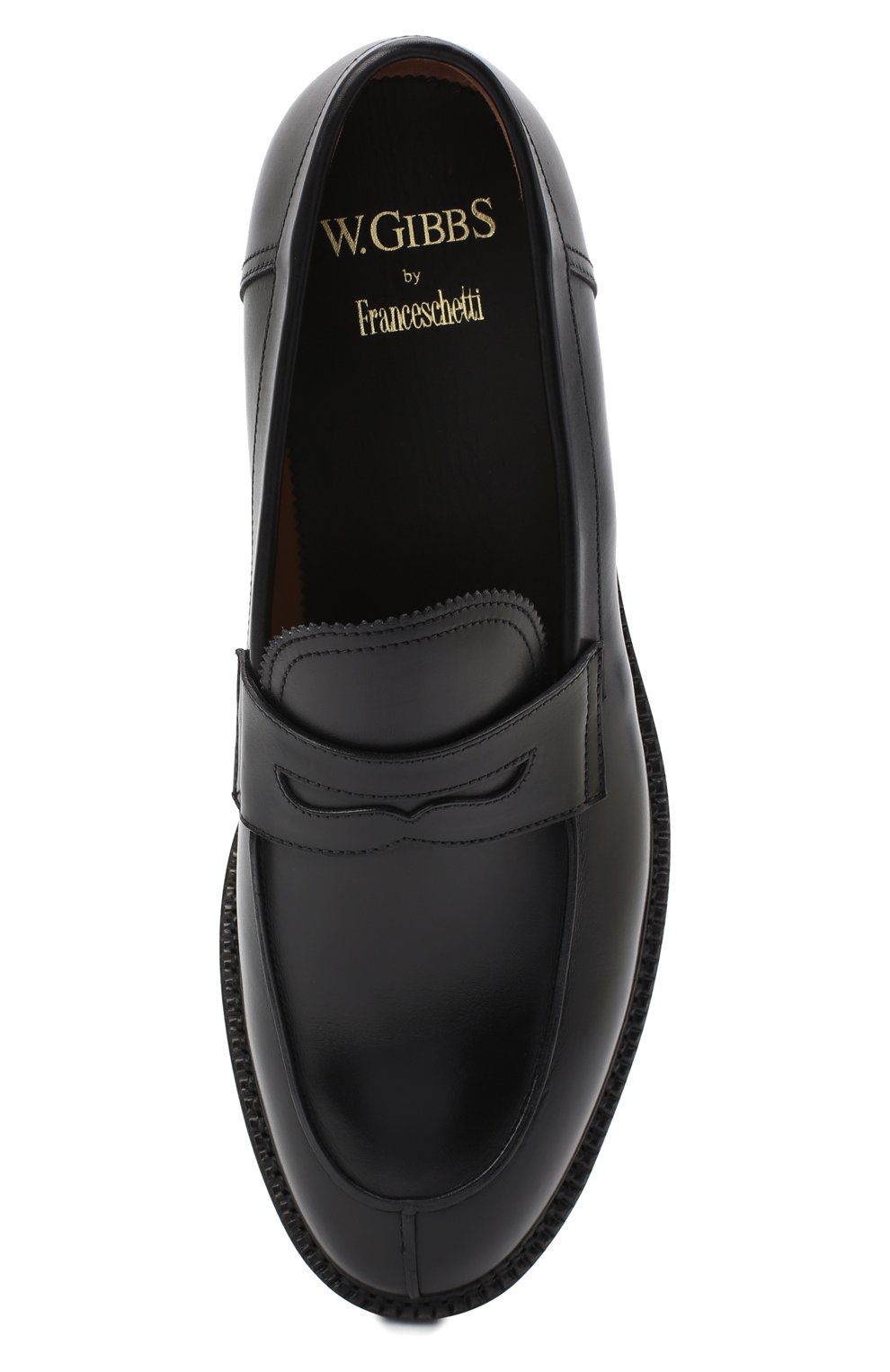 Мужские кожаные пенни-лоферы W.GIBBS черного цвета, арт. 0105001/2243 | Фото 5 (Материал внешний: Кожа; Длина стельки: 29,5, 30,2, 30, 31,5, 30,3, 29, 28, 28,8; Мужское Кросс-КТ: Лоферы-обувь; Материал внутренний: Натуральная кожа; Региональные ограничения белый список (Axapta Mercury): RU; Стили: Кэжуэл; ширина носка стельки: 9,3, 9, 9,2, 9,6; толщина подошвы: 1,5, 1,7; высота каблука: 3,2)