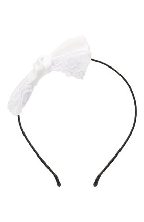 Детского ободок lace bow JUNEFEE белого цвета по цене 1300 руб., арт. 6463 | Фото 1 Детского ободок lace bow JUNEFEE белого цвета, арт. 6463 | Фото 1
