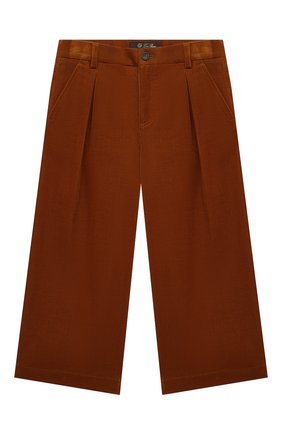 Детского хлопковые брюки LORO PIANA коричневого цвета по цене 28850 руб., арт. FAL2311 | Фото 1 Детского хлопковые брюки LORO PIANA коричневого цвета, арт. FAL2311 | Фото 1