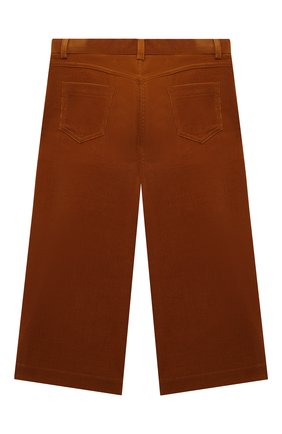 Детского хлопковые брюки LORO PIANA коричневого цвета по цене 28850 руб., арт. FAL2311 | Фото 2 Детского хлопковые брюки LORO PIANA коричневого цвета, арт. FAL2311 | Фото 2