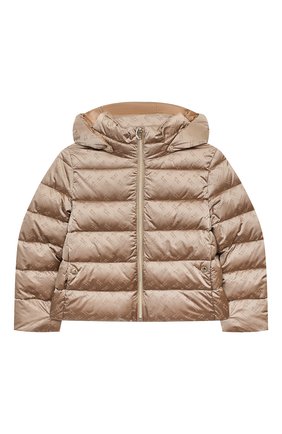 Детского пуховая куртка HERNO бежевого цвета по цене 35150 руб., арт. PI0096G/12289/4A-8A | Фото 1 Детского пуховая куртка HERNO бежевого цвета, арт. PI0096G/12289/4A-8A | Фото 1