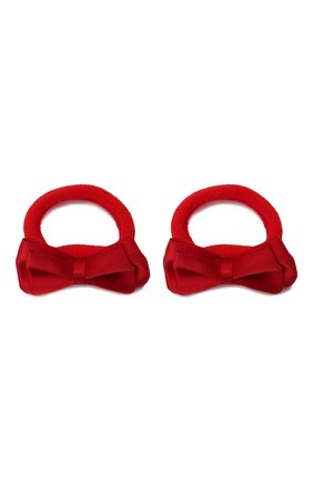 Детская комплект из двух резинок twin bow JUNEFEE красного цвета по цене 700 руб., арт. 6571 | Фото 1 Детская комплект из двух резинок twin bow JUNEFEE красного цвета, арт. 6571 | Фото 1