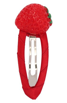 Детская заколка-клак strawberry JUNEFEE красного цвета по цене 600 руб., арт. 6564 | Фото 1 Детская заколка-клак strawberry JUNEFEE красного цвета, арт. 6564 | Фото 1