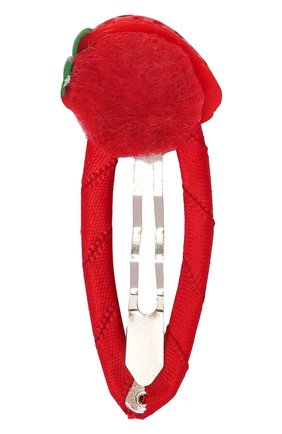 Детская заколка-клак strawberry JUNEFEE красного цвета по цене 600 руб., арт. 6564 | Фото 2 Детская заколка-клак strawberry JUNEFEE красного цвета, арт. 6564 | Фото 2